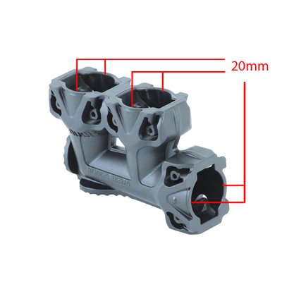 Adaptador de Encaixe Plástico em F Grande HD