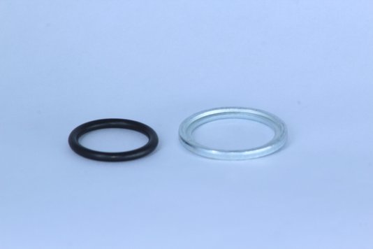 Anel de encosto com oring para rosca m22