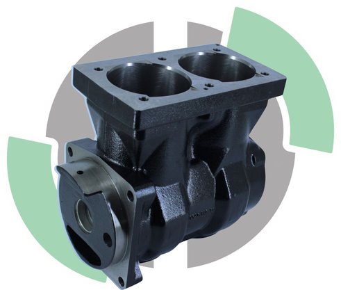 Bloco do Compressor de Ar Duplo do Mercedes-Benz Wabco