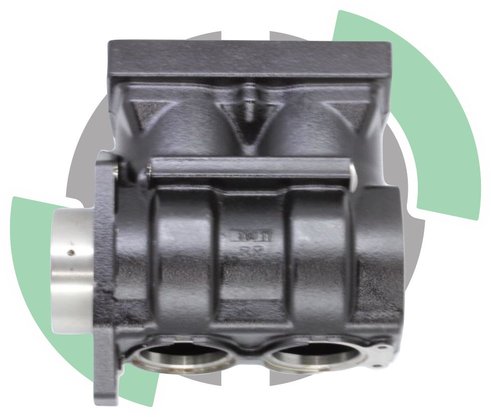 Bloco Compressor de Ar Duplo Mercedes-Benz Wabco