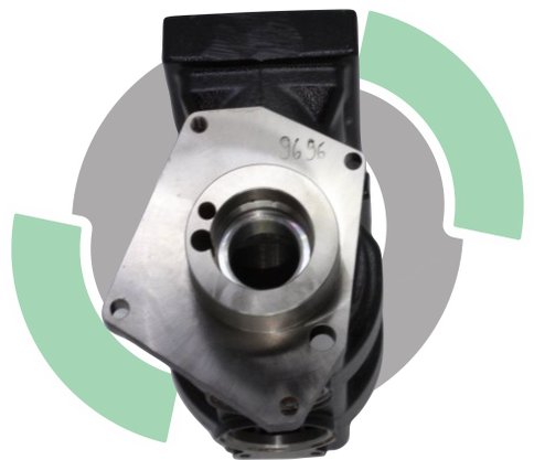 Bloco Compressor de Ar Duplo Mercedes-Benz Wabco