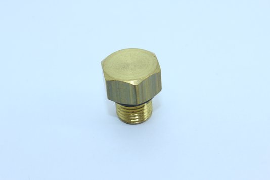 Bujão em metal com rosca m10 (plug sextavado)
