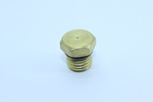 Bujão em metal com rosca m12 (plug sextavado)
