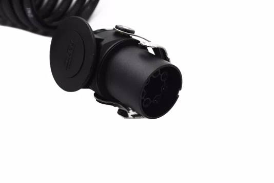 CHICOTE ELETRICO ESPIRAL 6,5M C/ 2 TOMADAS MACHO 7
