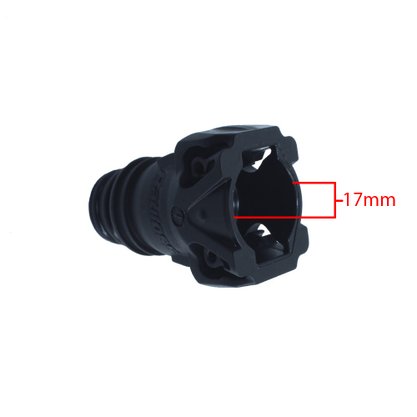 Adaptador de Encaixe Plástico Macho Grande x Fêmea Médio HD x R