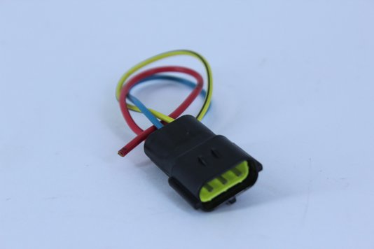 Conector elétrico 3 vias com cabo