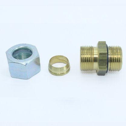 Conector macho 16mm x m22