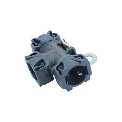 Adaptador de Encaixe Plástico em Tee com Suporte Médio R
