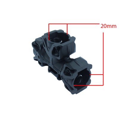 Adaptador de Encaixe Plástico em Tee Grande HD