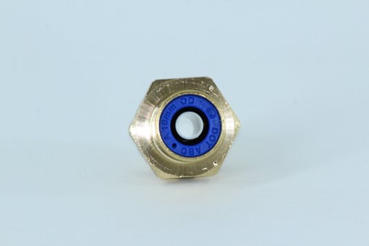 Conexao reta m22 x 1,5 mm tubo 10 x 1,0mm