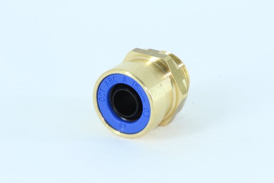 Conexão reta m22 x 1,5 tubo 15