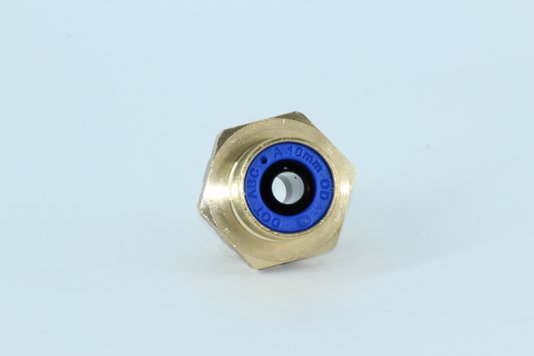 Conexao reta m22 x 1,5mm tubo 10 x 1,25mm