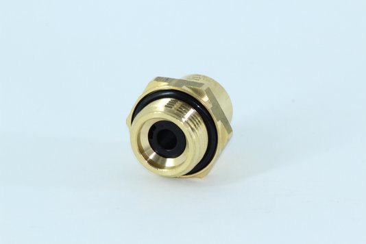 Conexao reta m22 x 1,5mm tubo 10 x 1,25mm