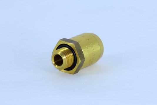 Conexão reta p/ tubo 12 x 1,5mm c/ rosca m14