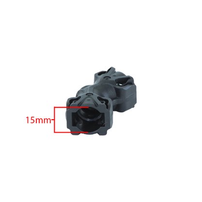Adaptador de Encaixe Plástico Cotovelo 45° Pequeno S