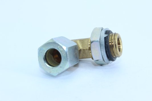 Cotovelo macho com contra porca 10mm x m16