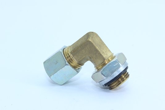 Cotovelo macho com contra porca 10mm x m16