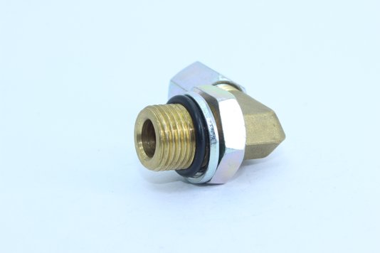 Cotovelo macho com contra porca 8mm x m16