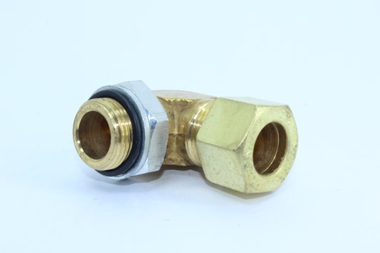 Cotovelo macho com oring 16mm x m22