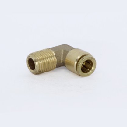 Cotovelo macho fixo instantâneo 8mm x 1/4 bspt