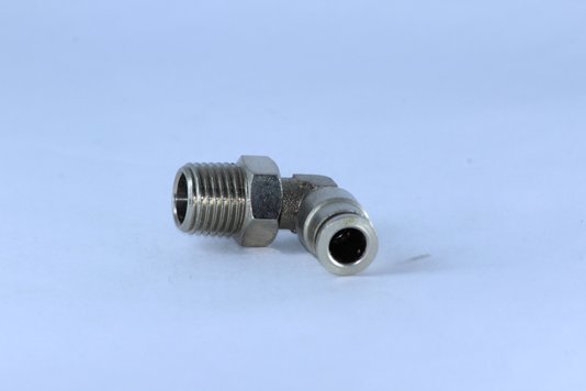 Cotovelo macho giratório 1/4 x 1/4 npt