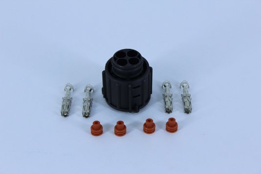 Kit conector 4 vias fêmea p/ volvo fh