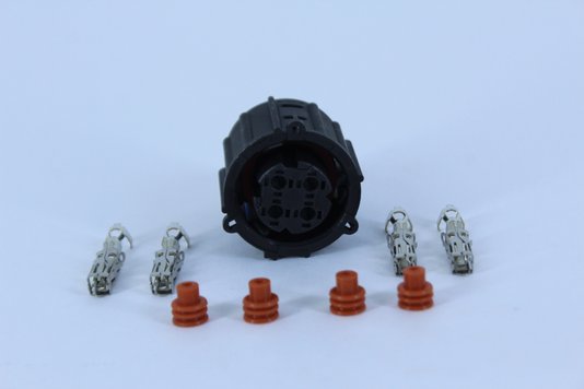 Kit conector 4 vias fêmea p/ volvo fh