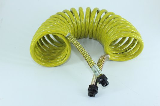 Mangueira espiral amarela m16x1,5mm mxm tectubo