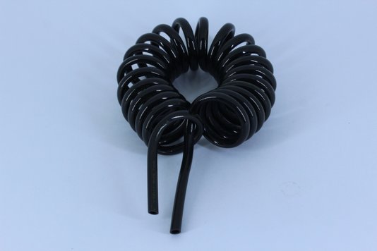 Mangueira espiral para limpeza da cabine preta capanema