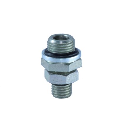 Niple m16 x m12 com contra porca