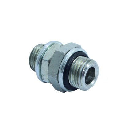 Niple macho/macho com contra porca m16 x m16