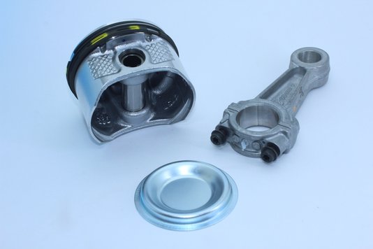 Pistão e biela para compressor de ar para mbb