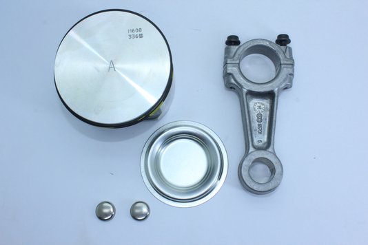 Pistão e biela para compressor de ar para mbb