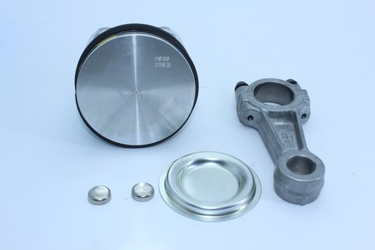 Pistão e biela para compressor de ar para mbb
