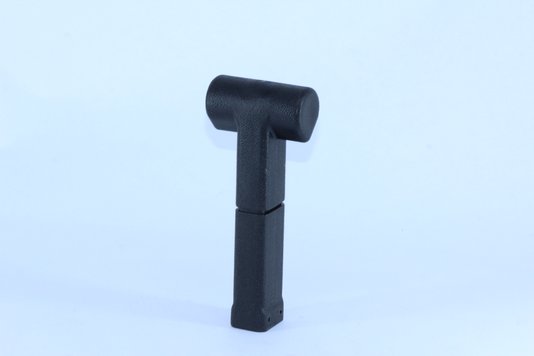 Punho t válvula manetim (preto) quinelato
