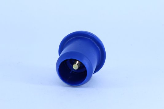 Puxador plástico da válvula push pull azul caprigem
