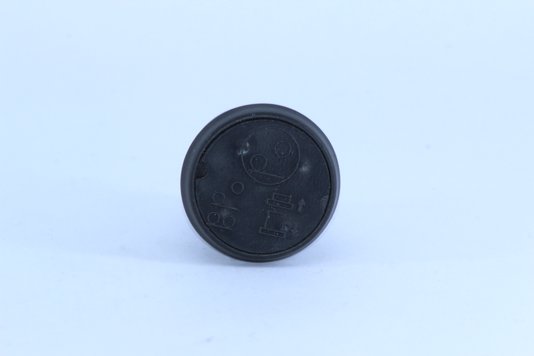 Puxador plástico da válvula push pull preto brex