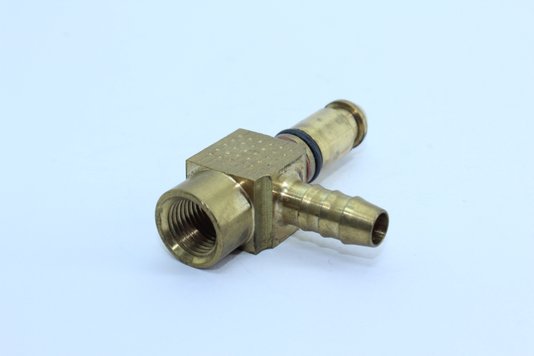 Tee fêmea 1/8 npt ng16 para tubo 8 x6