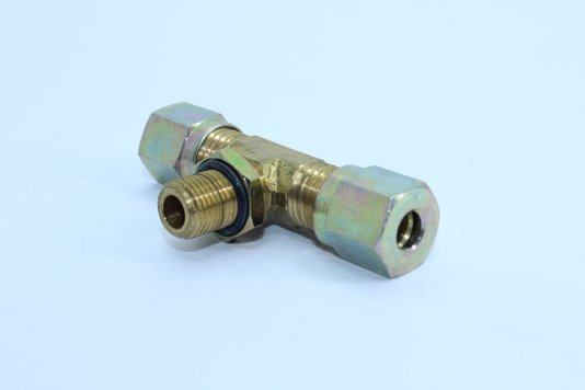 Tee macho central 6mm x m10