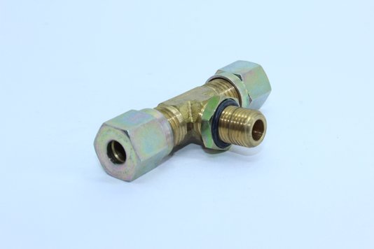 Tee macho central 6mm x m10