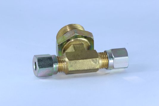 Tee macho central 6mm x m22 x 1,5mm