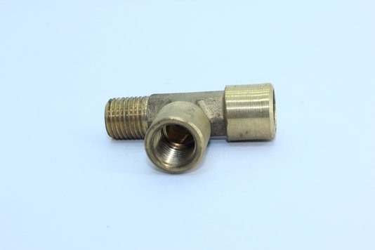 Tee macho lateral 1/4 npt
