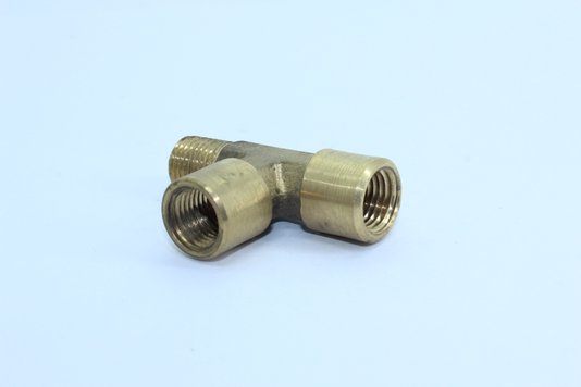 Tee macho lateral 1/4 npt