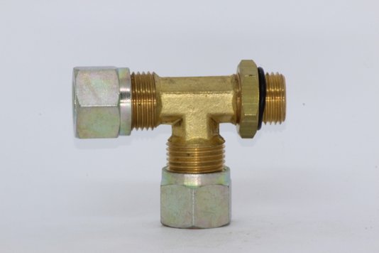 Tee macho lateral c/ contra porca 12mm x m16