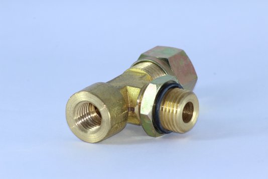 Tee tubo macho/fêmea 12mm x m16 x m12