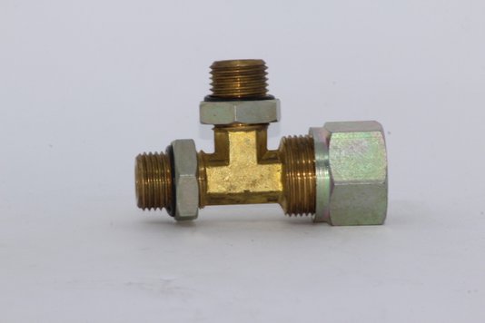 Tee tubo macho/macho 16mm x m16 x m16