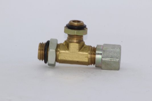 Tee tubo macho/macho 6mm x m10 x m12