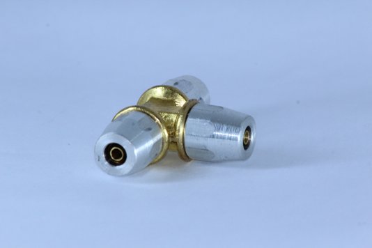 Tee união emenda 6mm conexão rápida