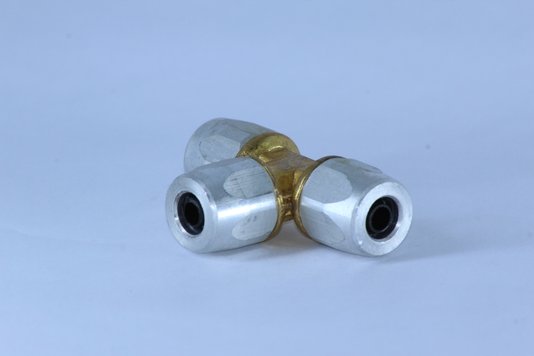 Tee união emenda 8mm conexão rápida