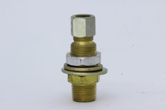 União de anteparo 1/2 x 1/2 npt